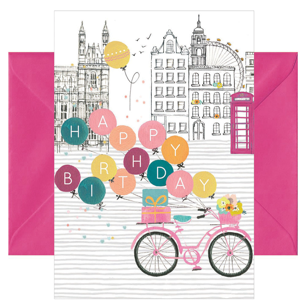Carte double Joyeux anniversaire