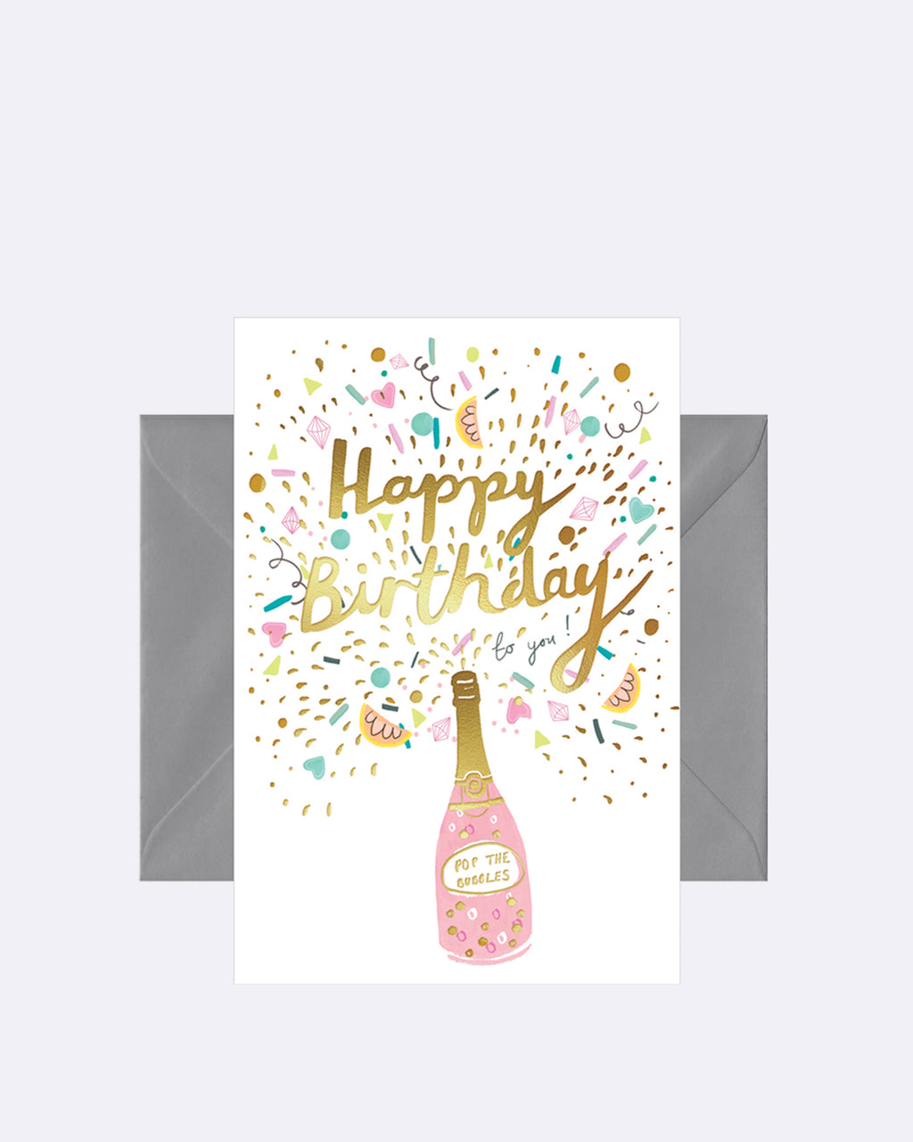 Carte double Joyeux anniversaire