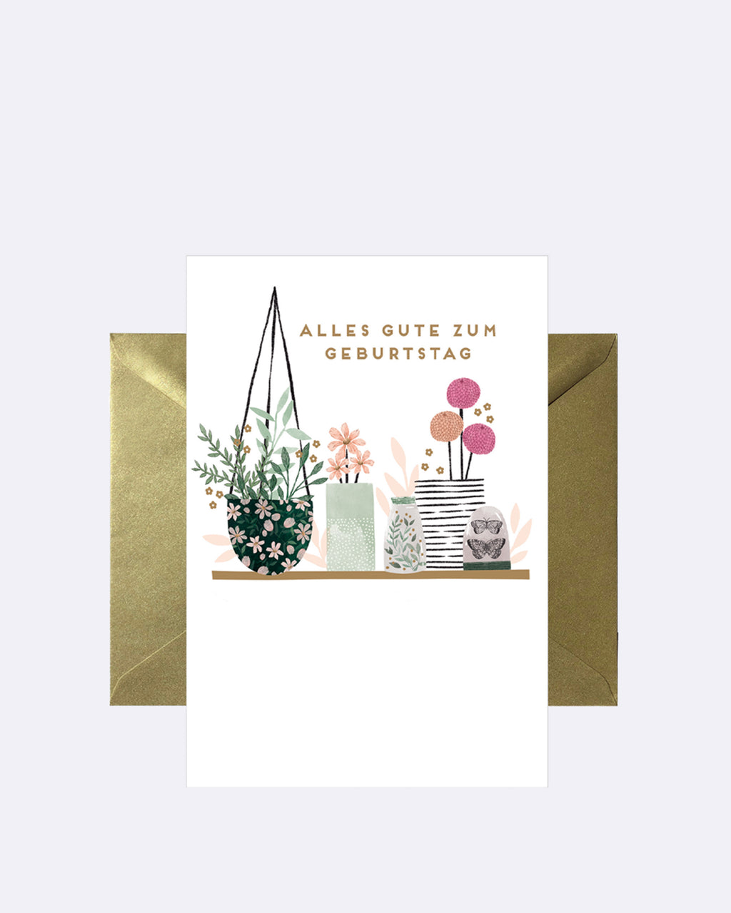 Carte double Joyeux anniversaire
