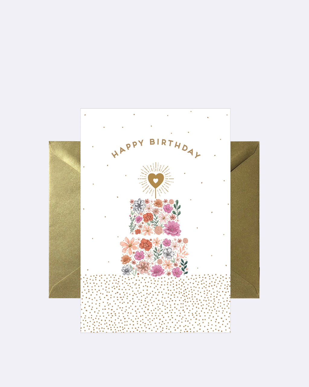 Carte double Joyeux anniversaire