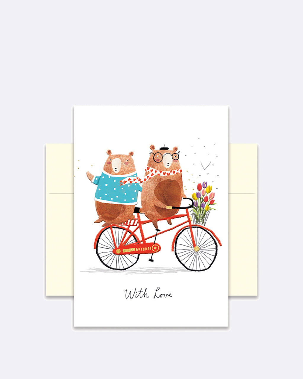 Carte double - Avec amour