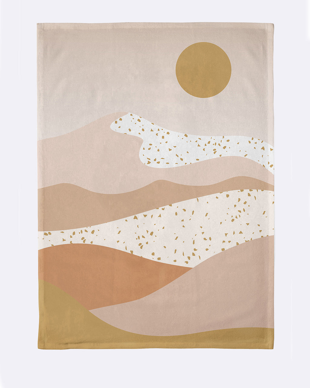 Organic Kitchen Towel Pink valley