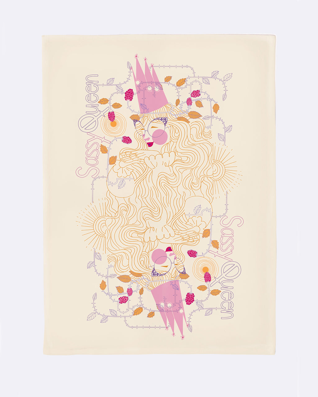 Organic Kitchen Towel sassy queen