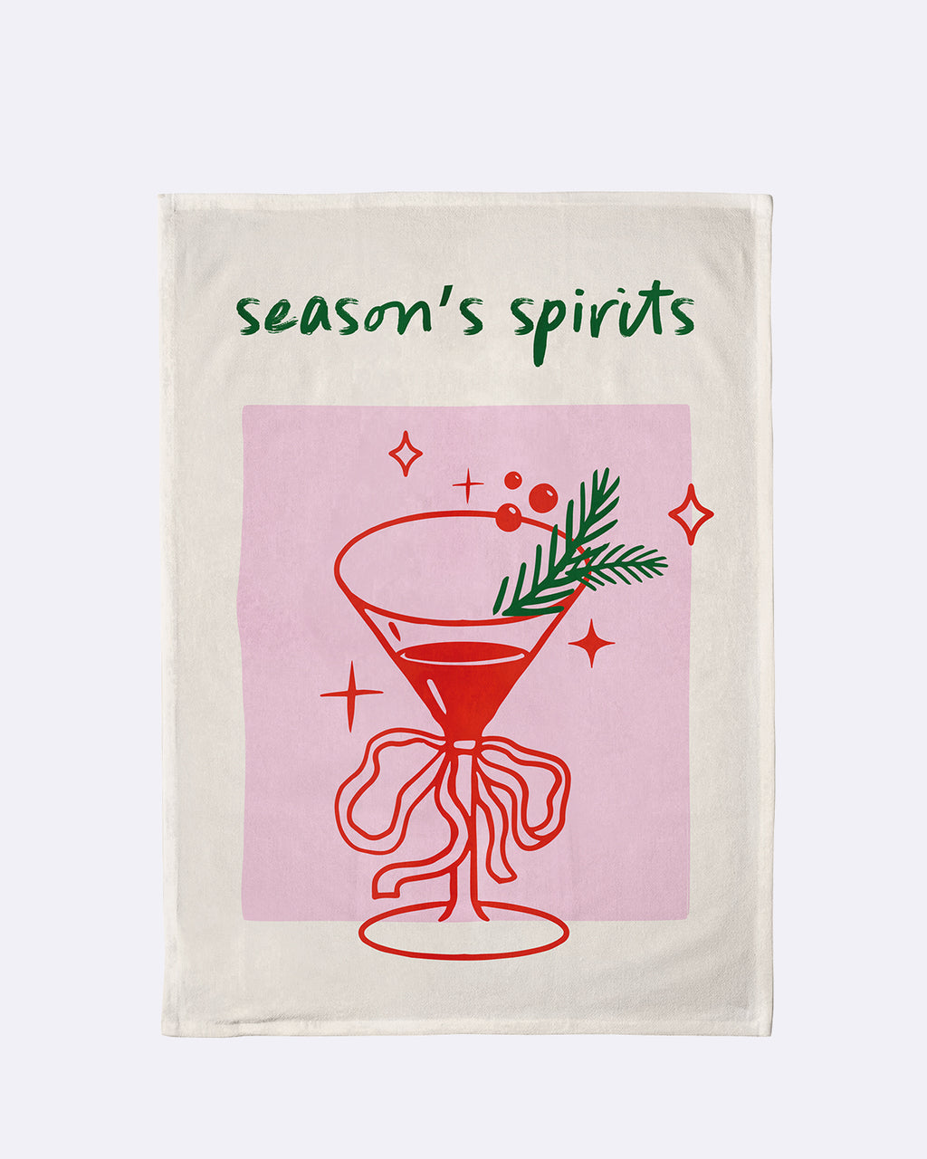 Organic Kitchen towel cheerful season