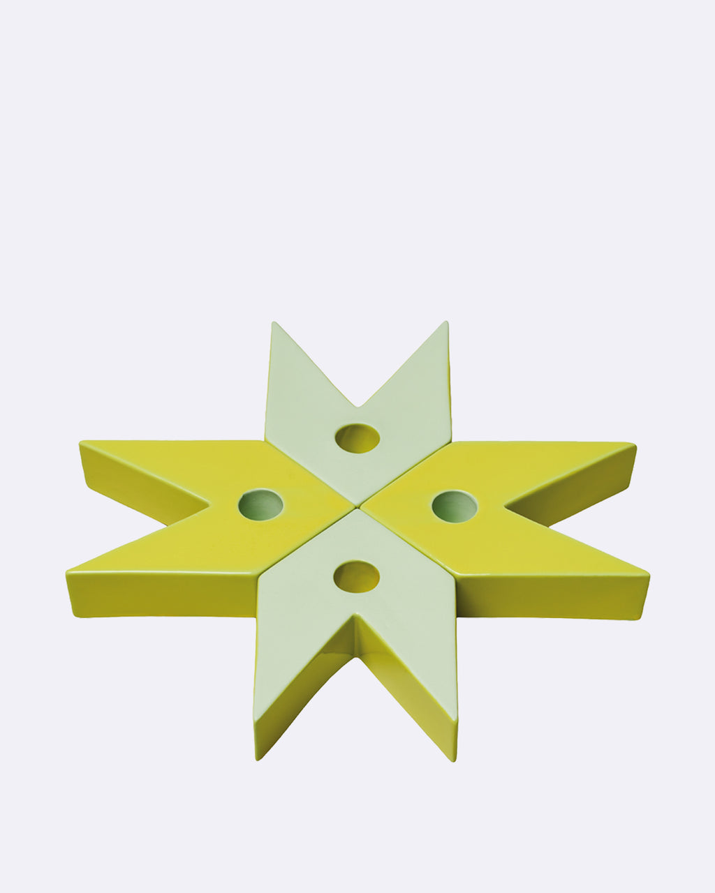 Kerzenhalter Stern - green & mint
