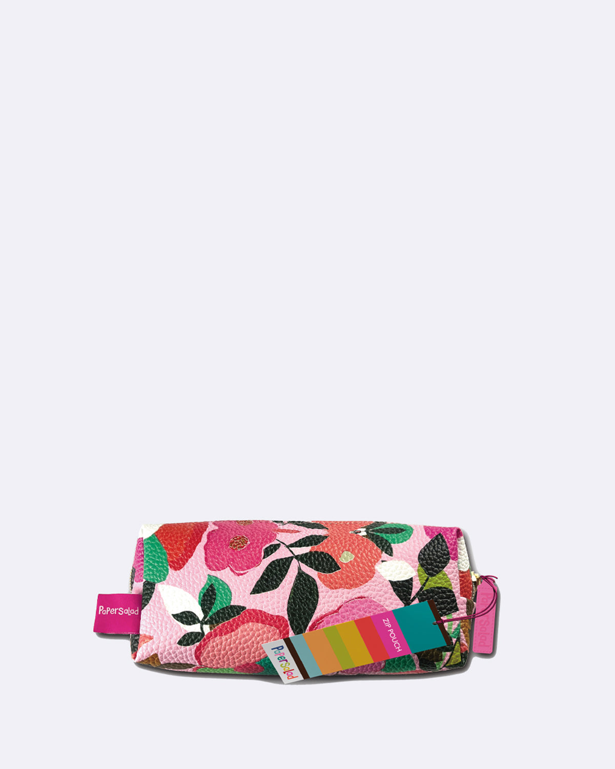 Mäppchen mit Reißverschluss in buntem Blumenmuster 
