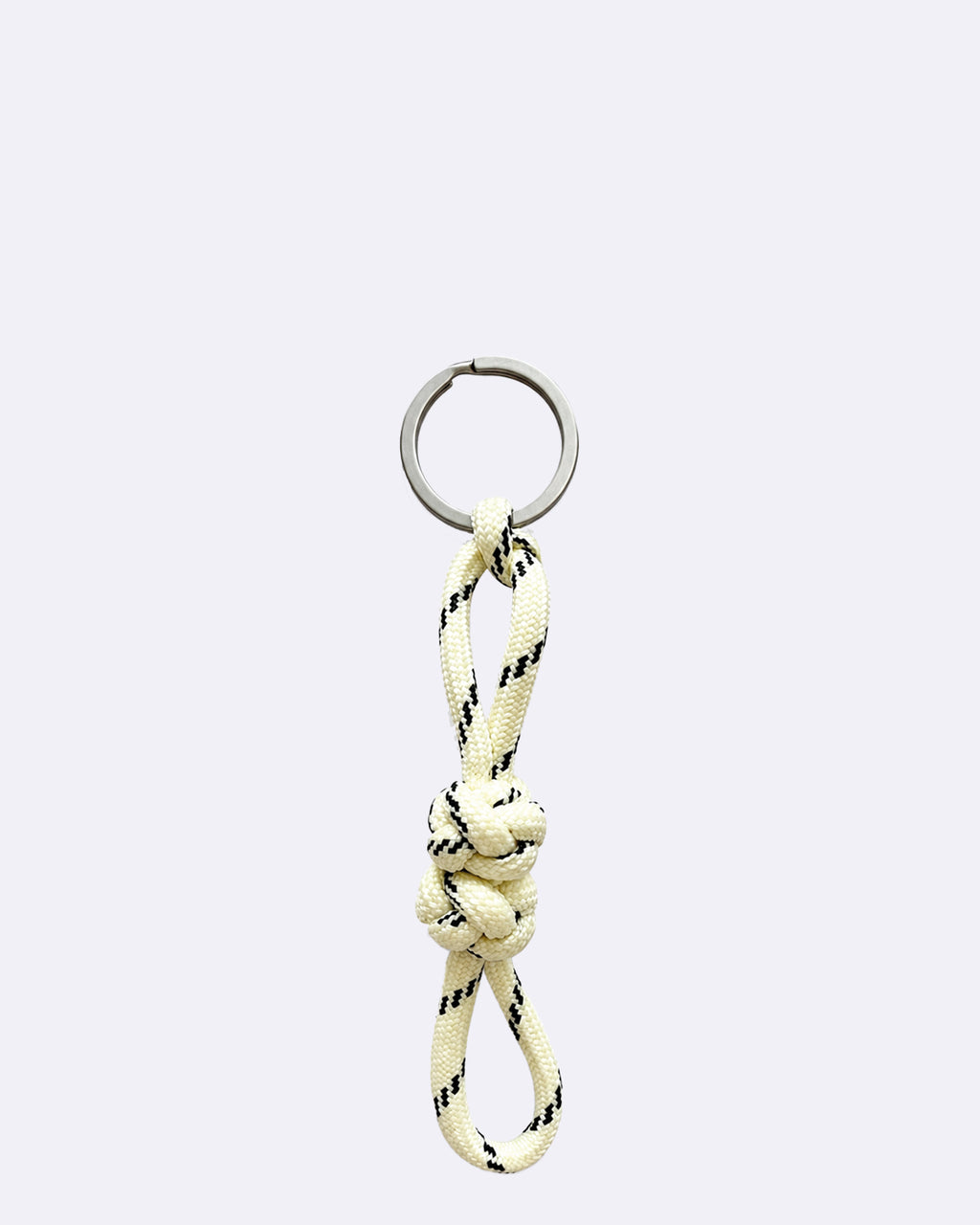 sailors knot keychain - ivory