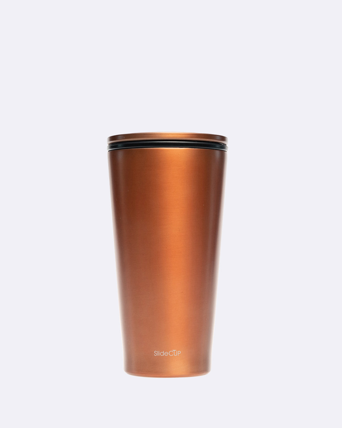 Verschließbarer Trinkbecher in metallic-orange 