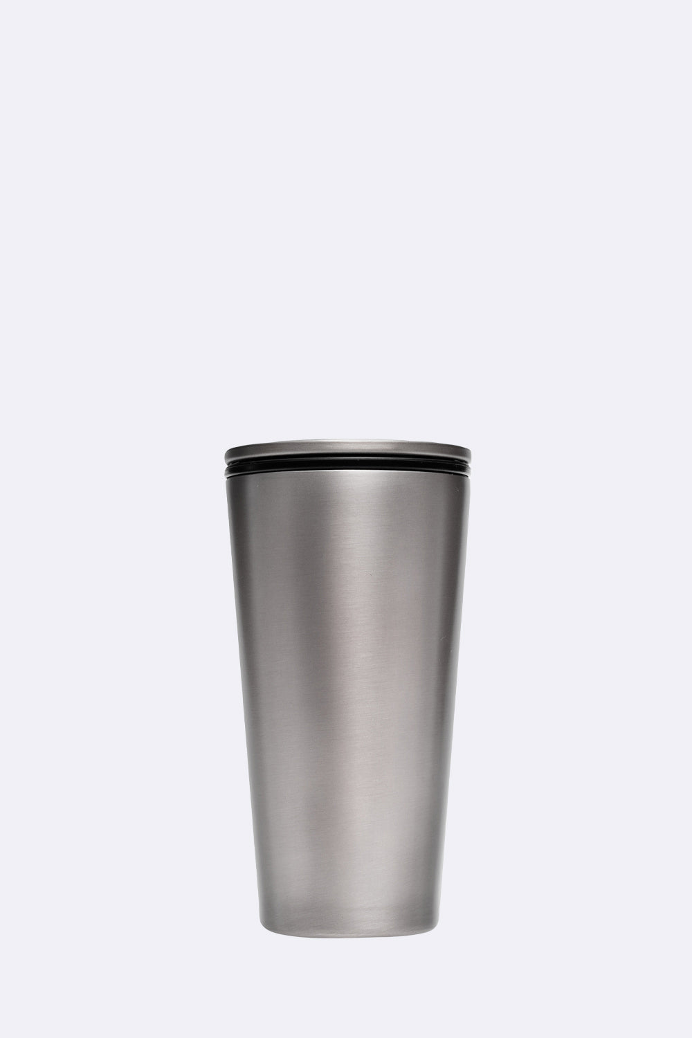 Verschließbarer Trinkbecher in Silber