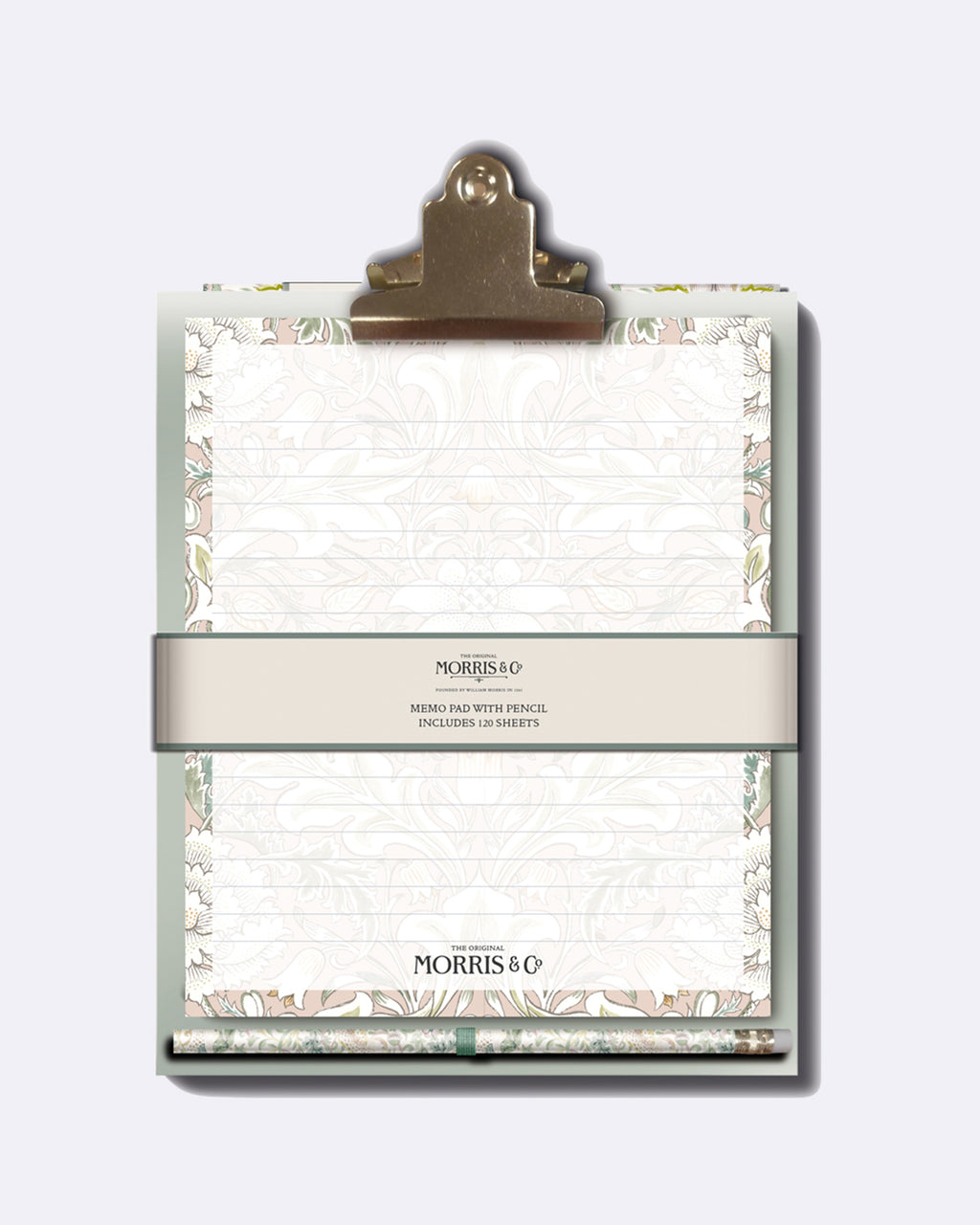 Memoboard mit Block & Bleistift, magnetisch, 120 Blatt