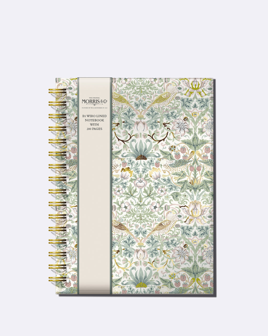 Cahier à spirales B5, ligné, 200 pages