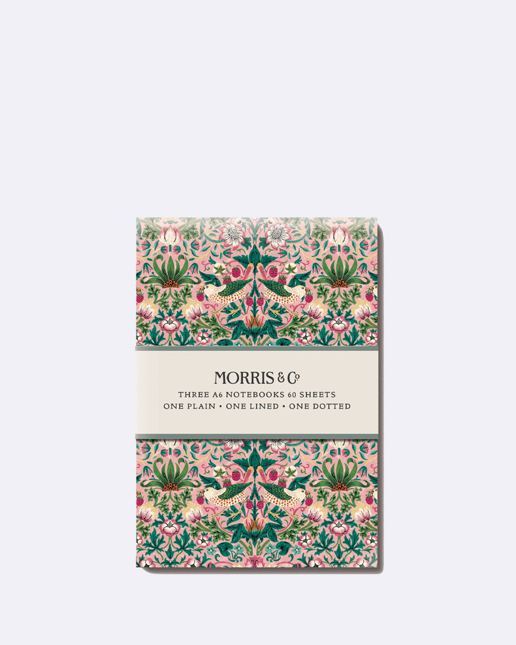 Notizbuch A6, 3er Set, William Morris