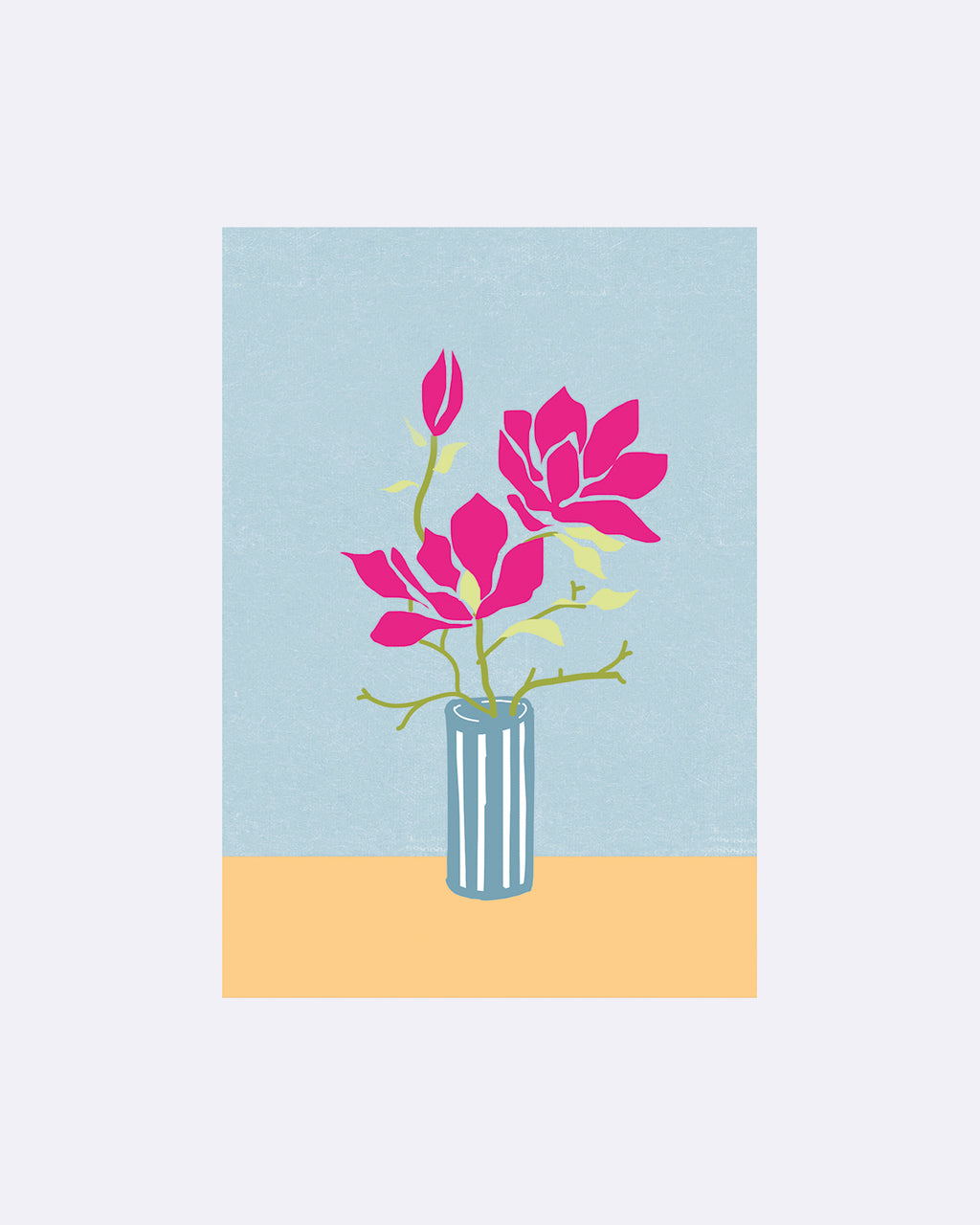 Yay Card Postkarte - Magnolien