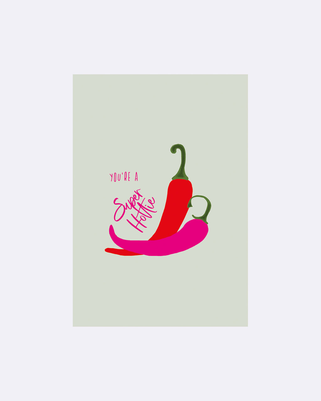 Yay Card Postkarte - Super Hottie