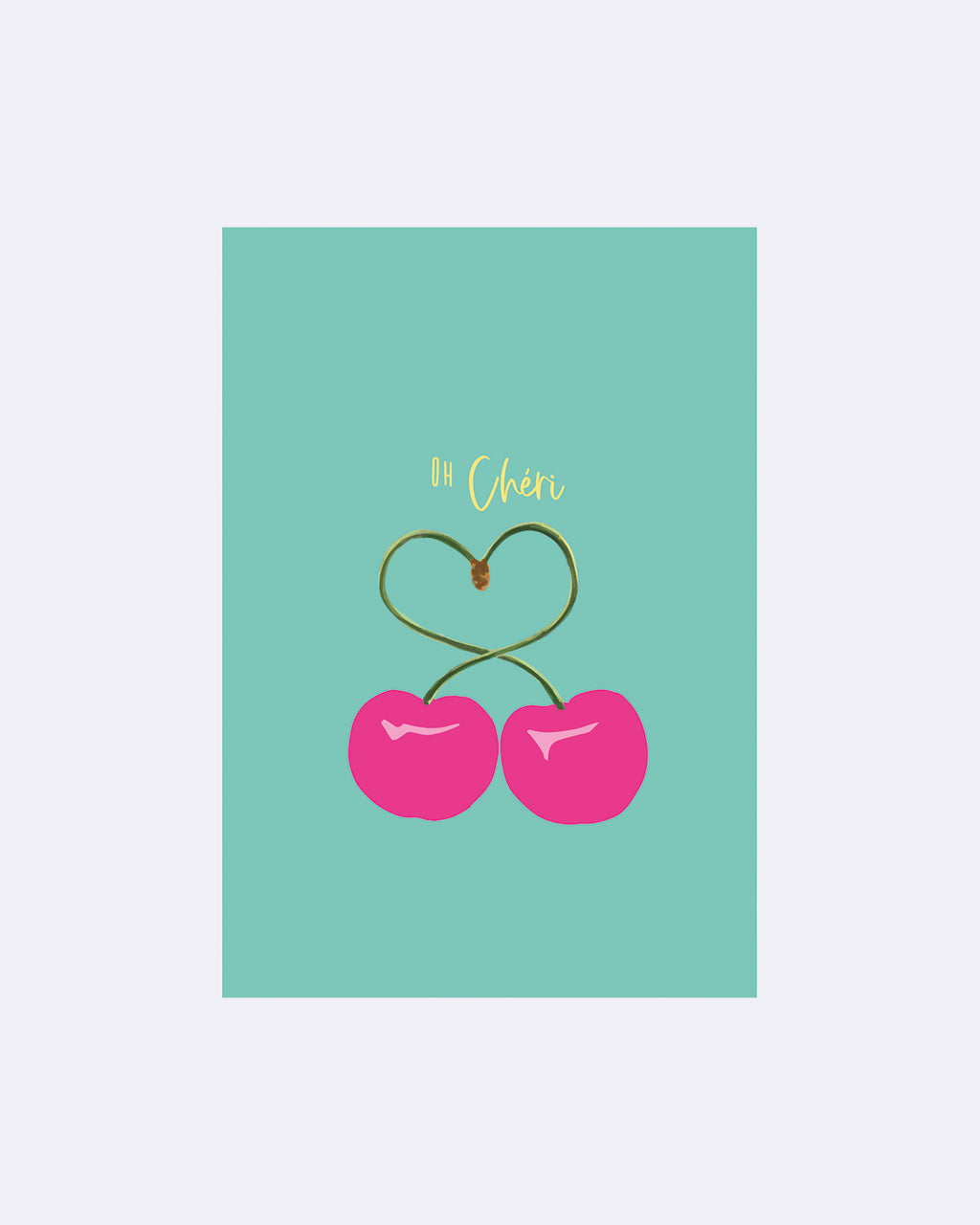Yay Card Postkarte - Chérie