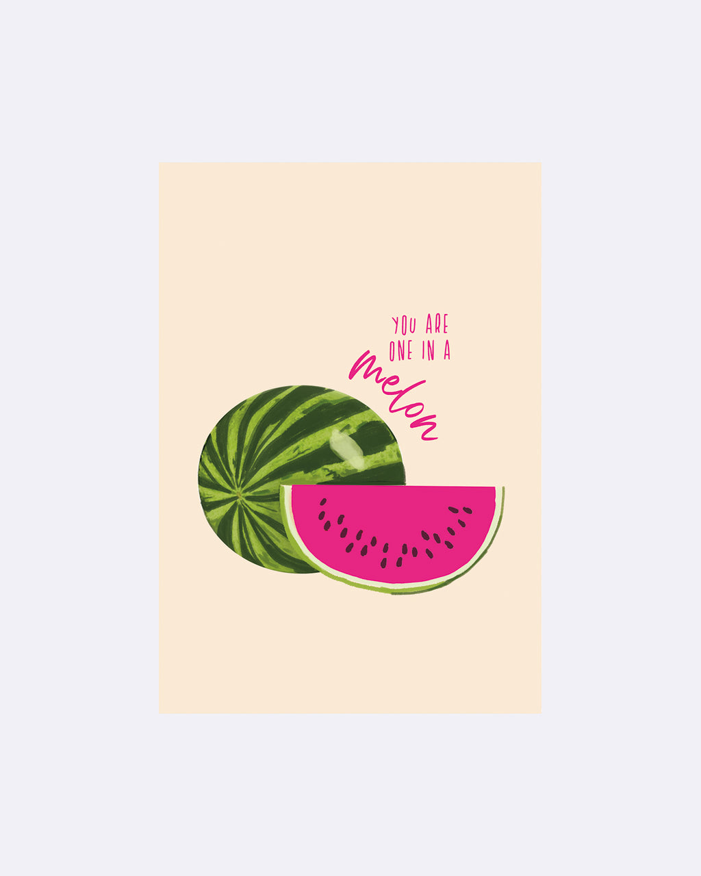 Yay Card Postkarte - One in a melon