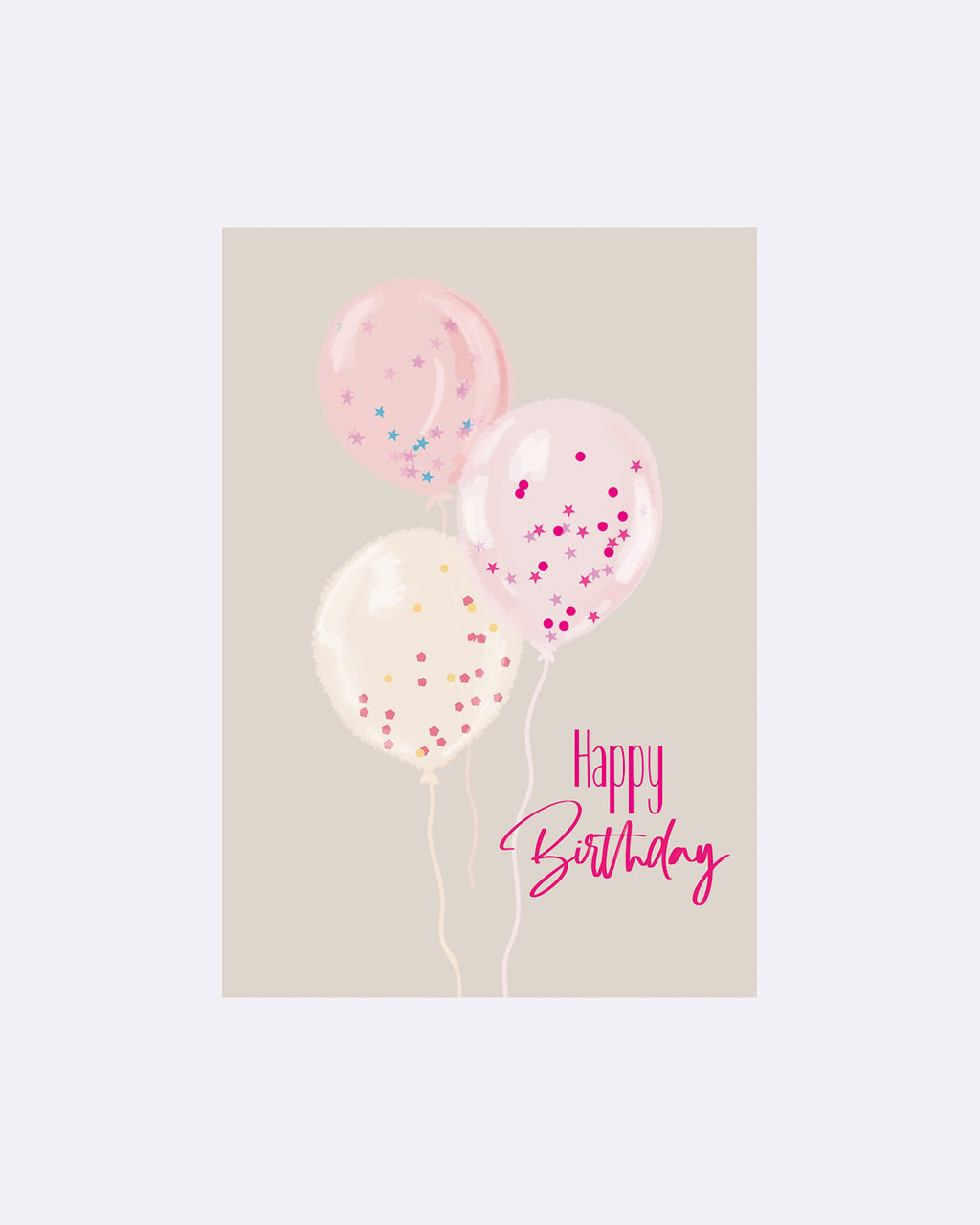 Yay Card Postkarte - Happy Birthday Balloons