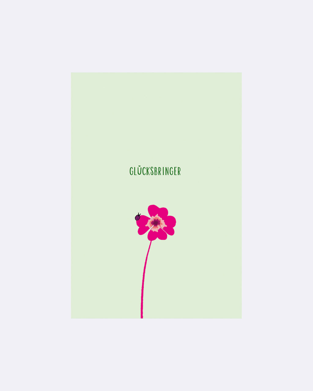 Yay Card Postkarte - Glücksklee