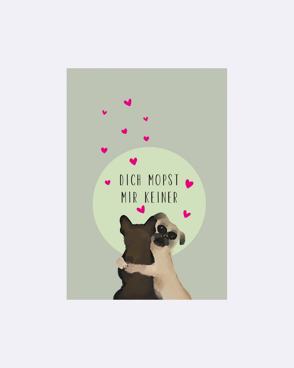 Yay Card Postkarte - Dich mopst mir keiner