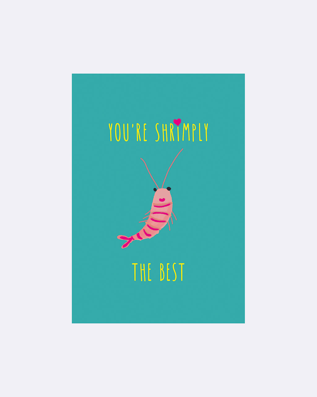 Yay Card Postkarte - Shrimply the best
