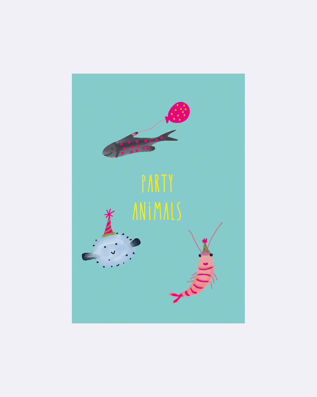 Yay Card Postkarte - Party Animals