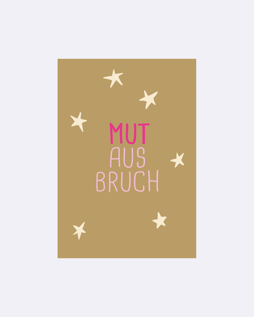 Yay Card Postkarte - Mutausbruch