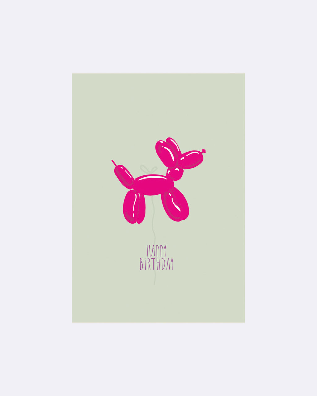 Yay Card Postkarte - Luftballonhund