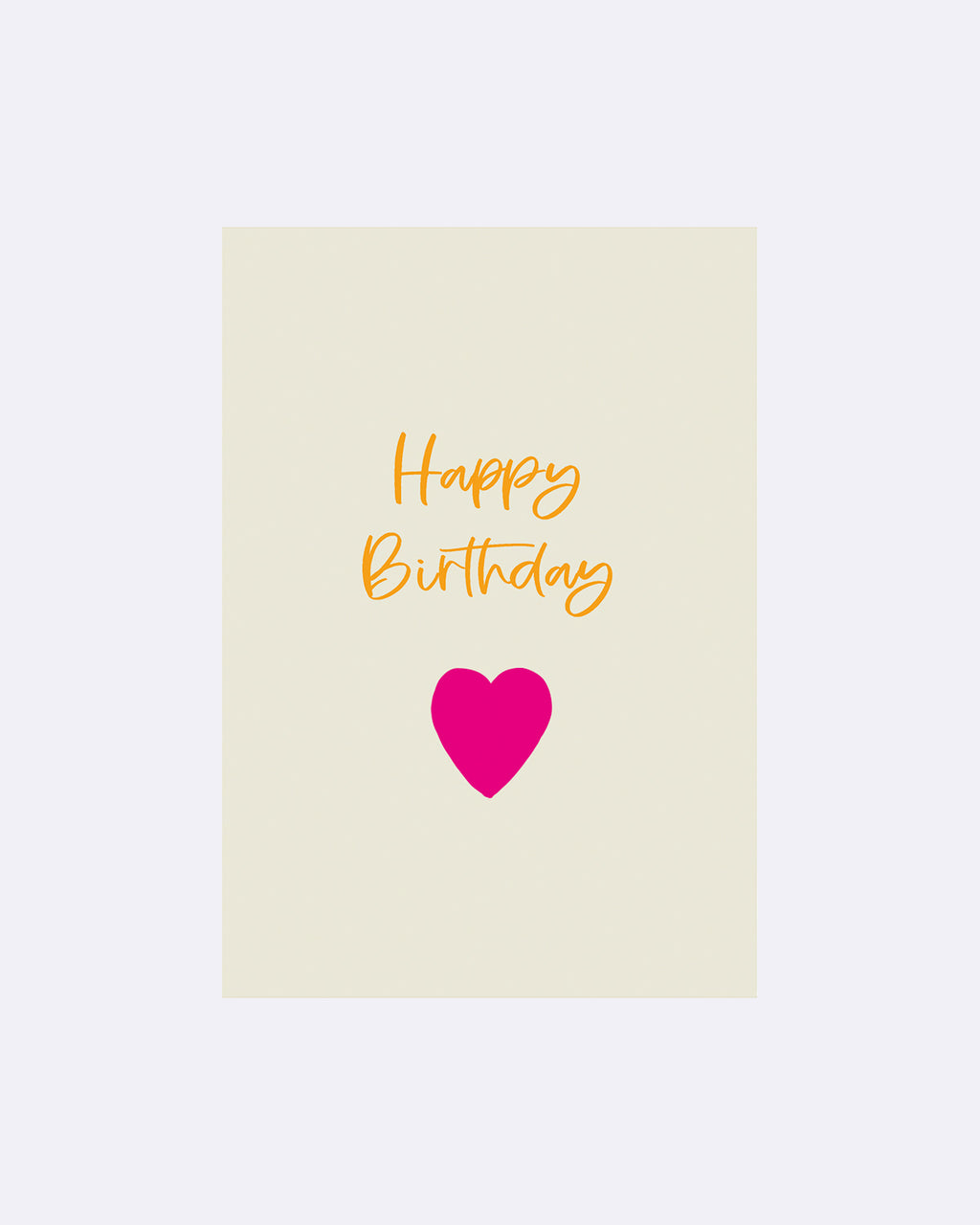 Yay Card Postkarte - Happy Birthday Herz