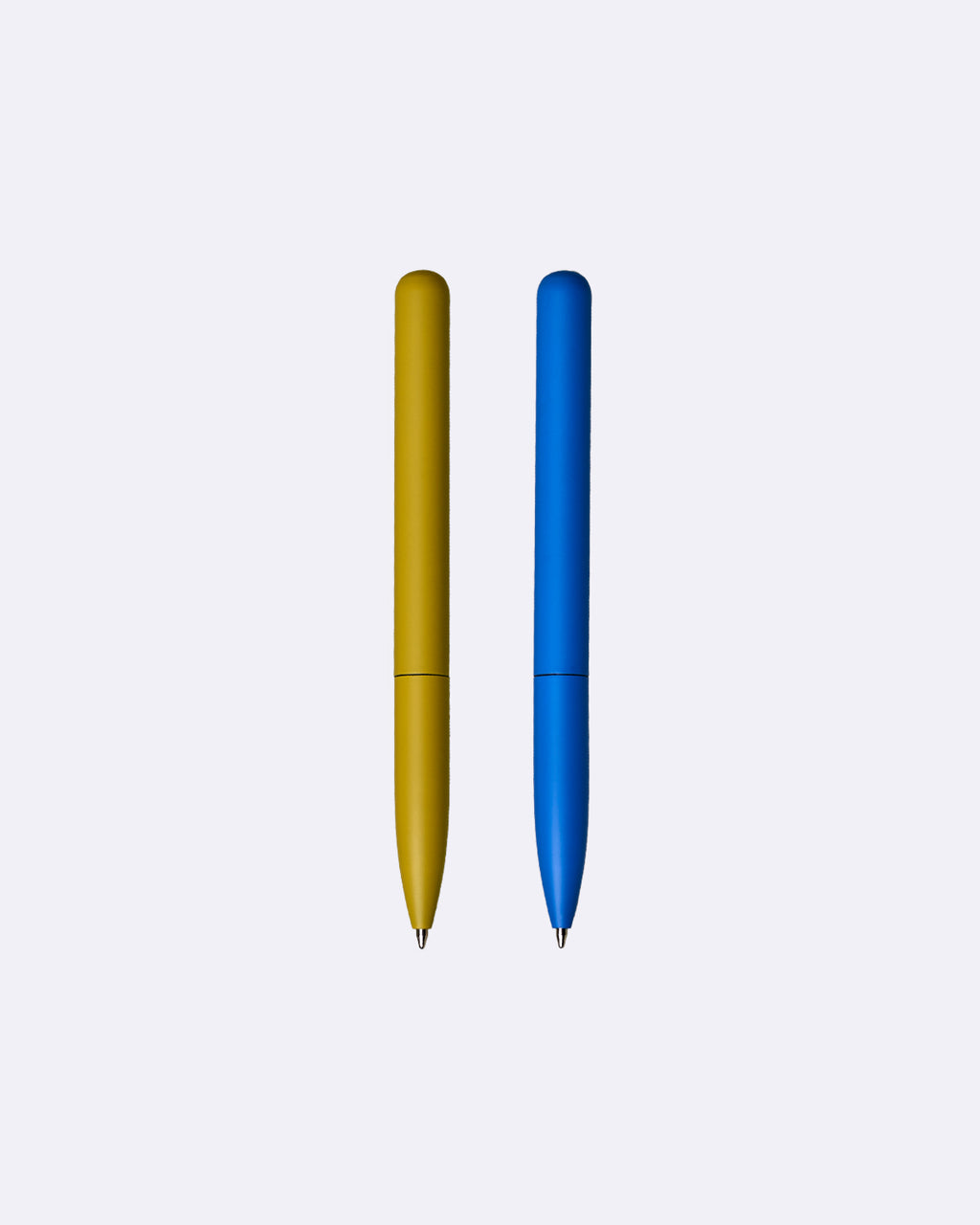 Stylo à bille - kaki et bleu ciel