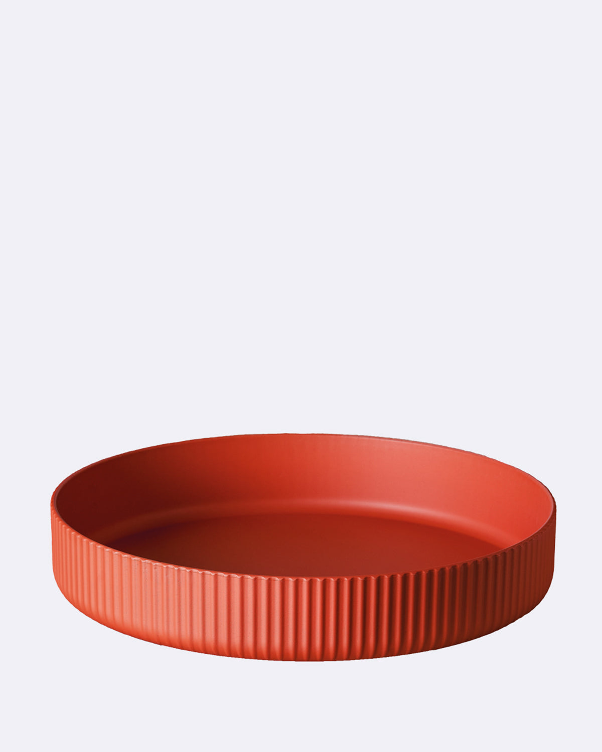 Servierplatte in orange
