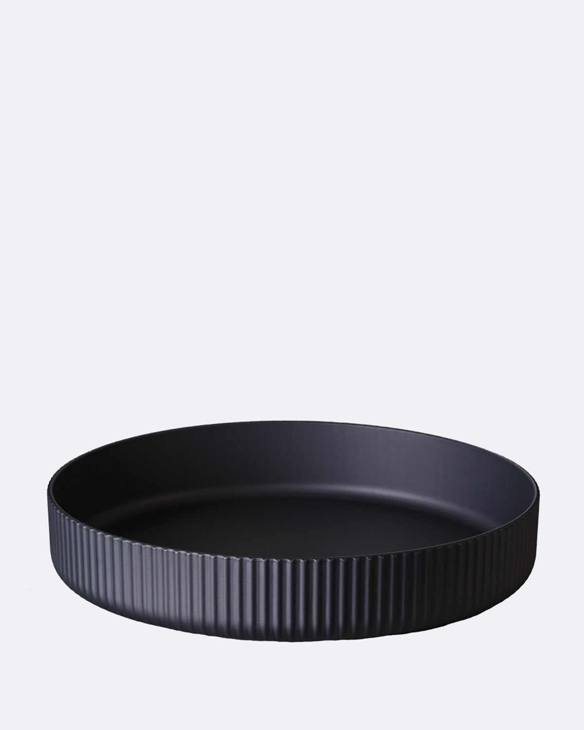 Servierplatte in Schwarz