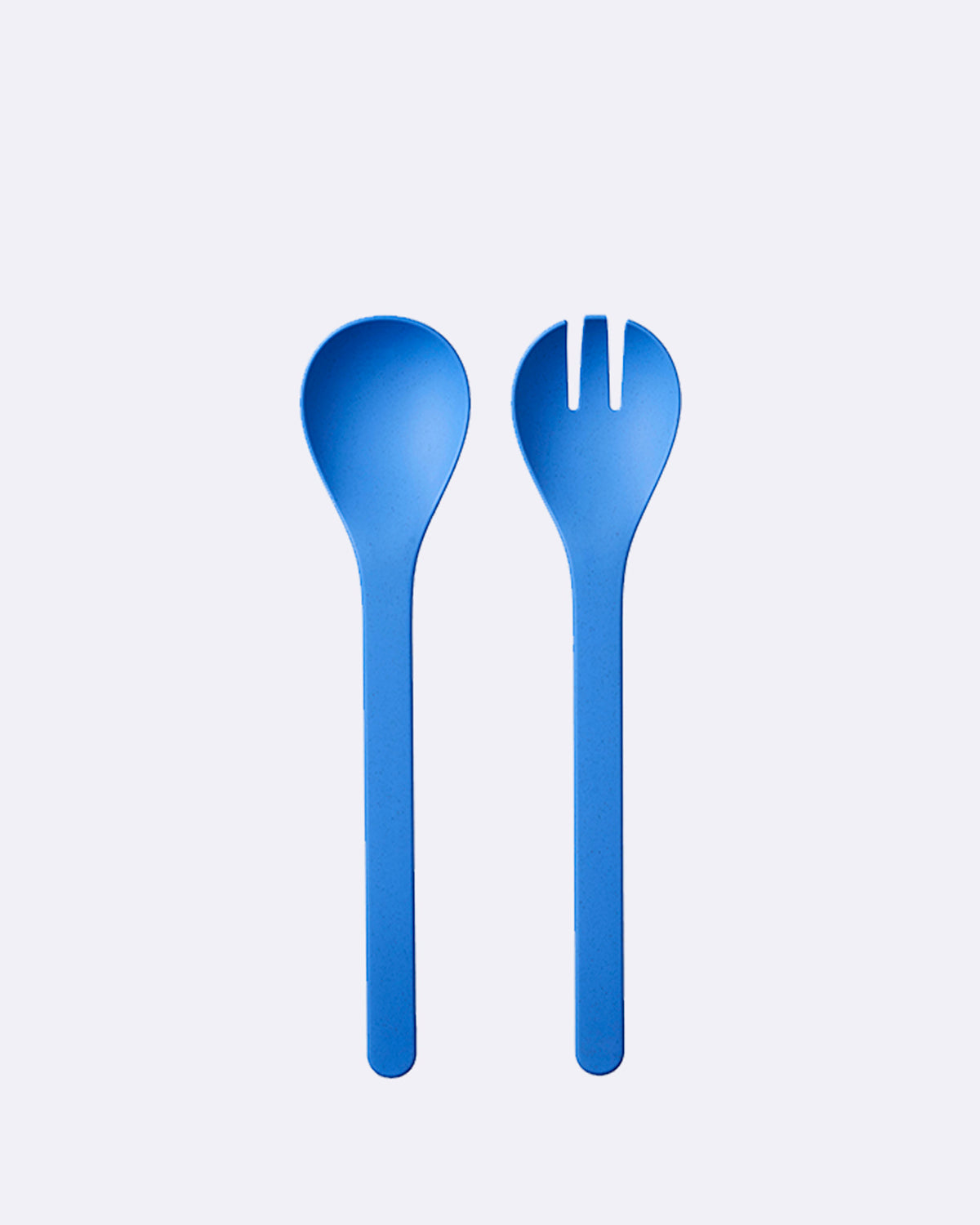 Salatbesteck in blau
