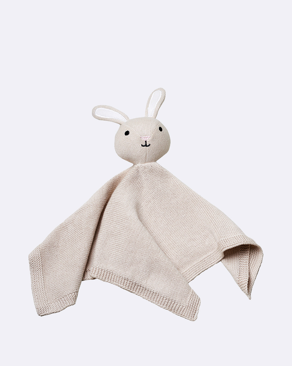 Kuscheltuch mit Hasenmuster 