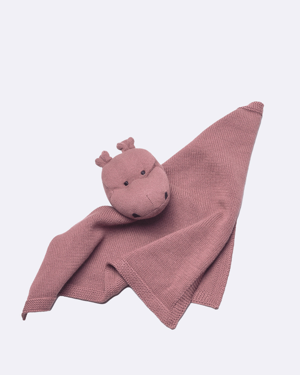 Kuscheltuch mit Nilpferd-Muster