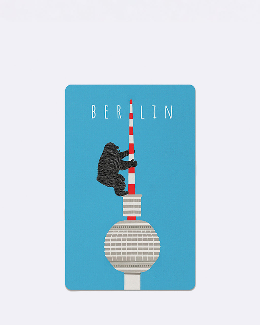 Mini Postkarten - Berlin King Kong