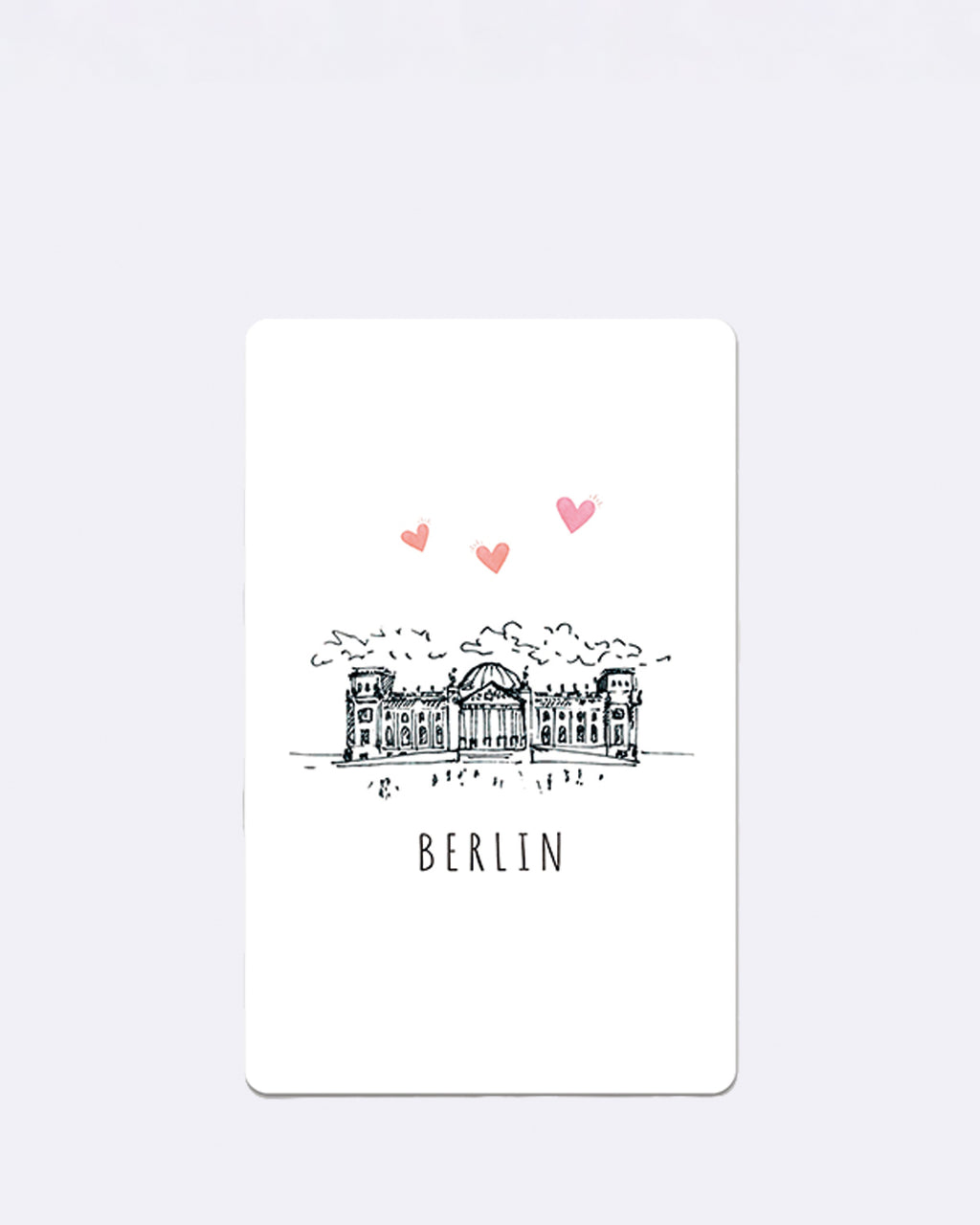 Mini Postkarten - Berlin Reichstag