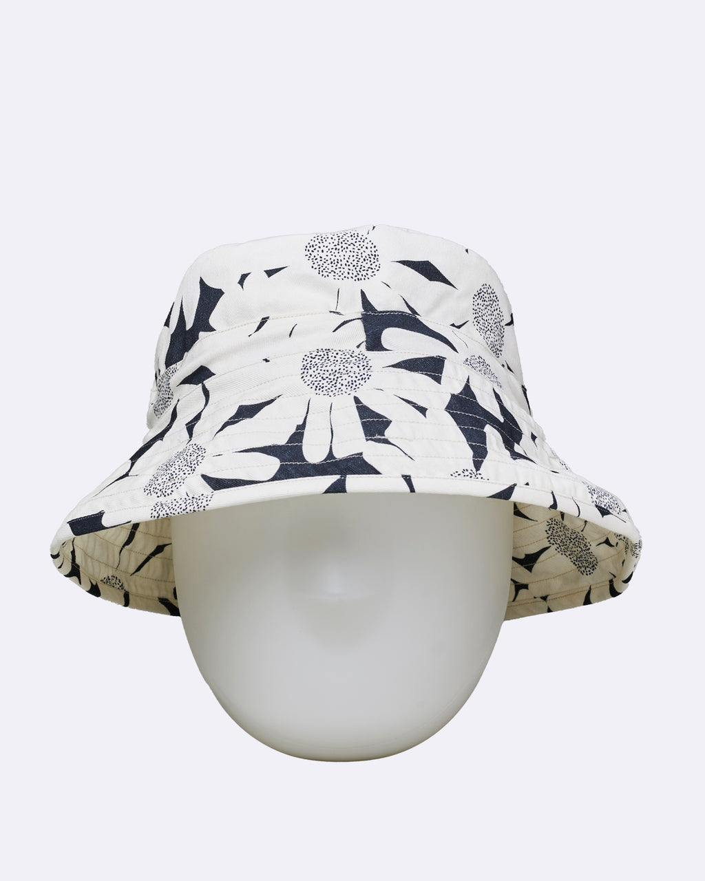 Organic bucket hat kukkia