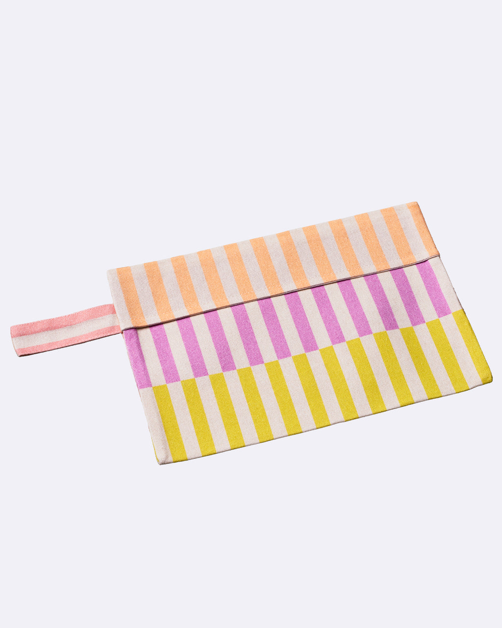 summer essentials pouch beach stripes
