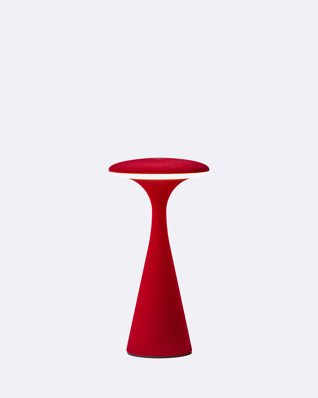 ufo table lamp small - boudoir red