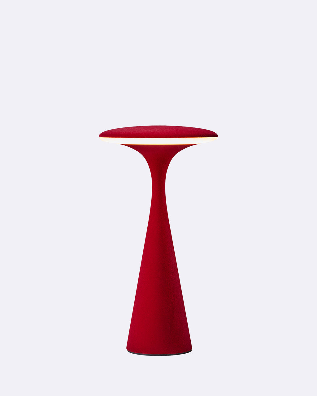 ufo table lamp - boudoir red