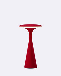 ufo table lamp - boudoir red