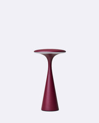 ufo table lamp small - merlot