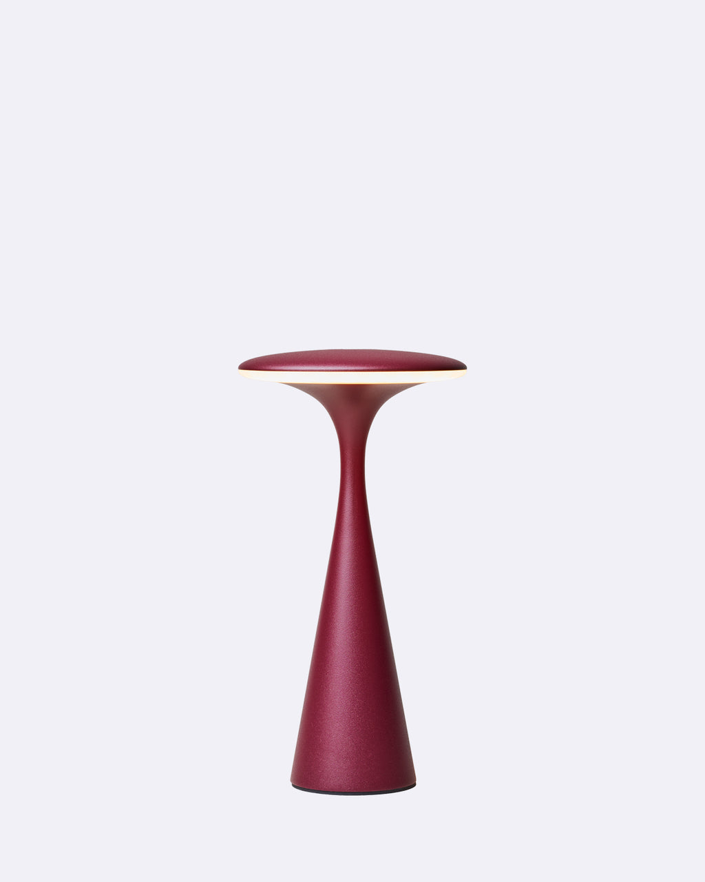 ufo table lamp small - merlot