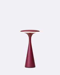 ufo table lamp small - merlot