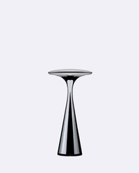 ufo table lamp small - chrome