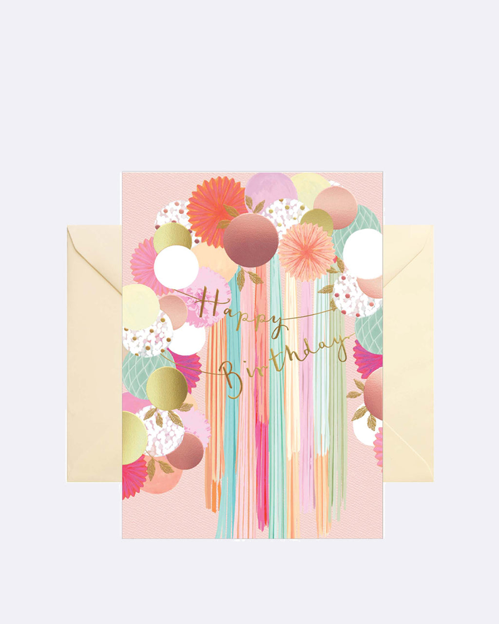 Carte double Joyeux anniversaire